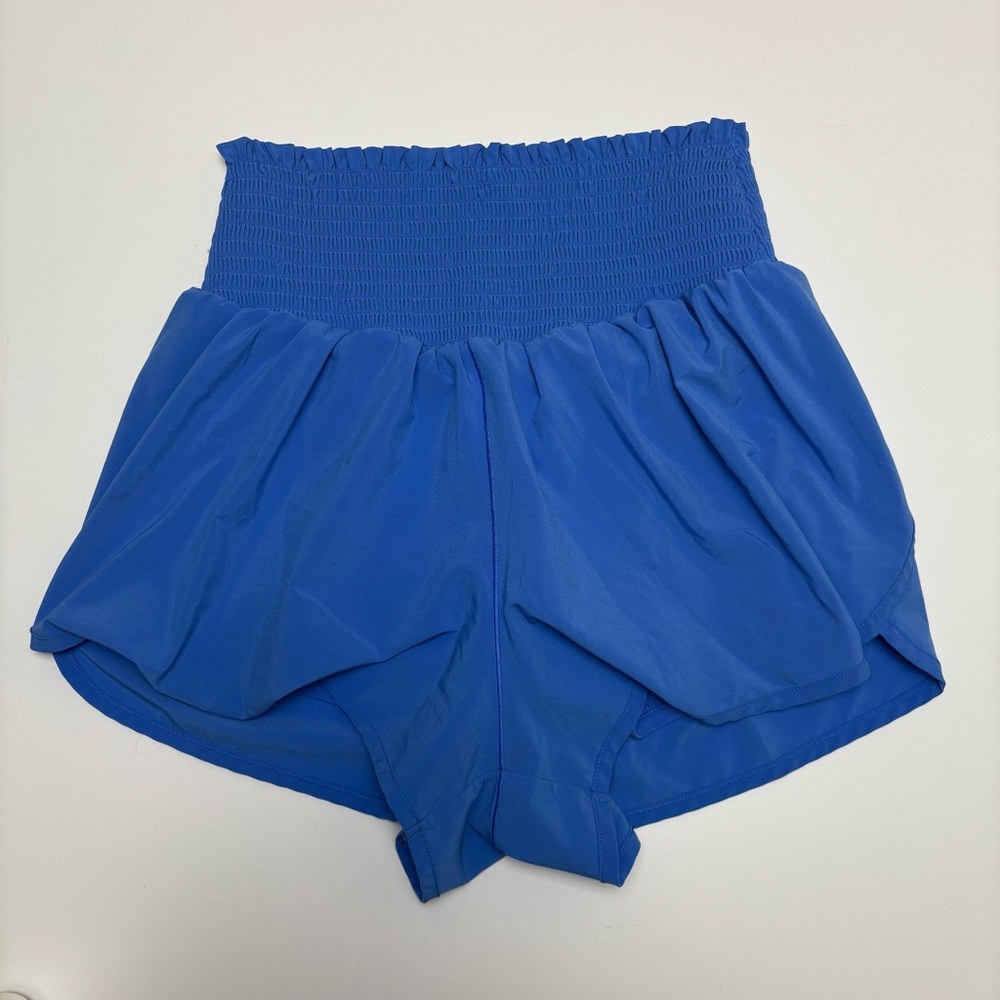 Offline by Aerie Smocked Skort Shorts Blue, Size Medium